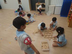 Free play at Daycare