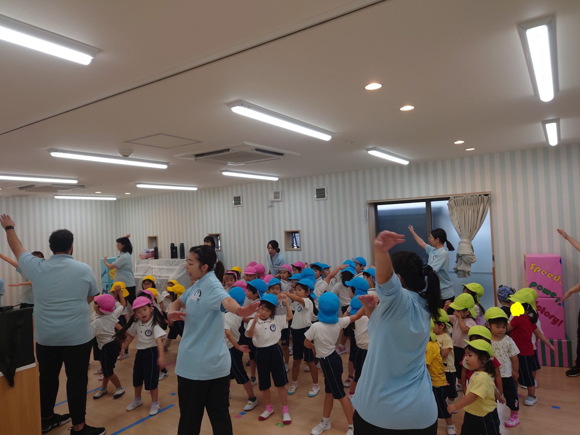 Sports day rehearsal